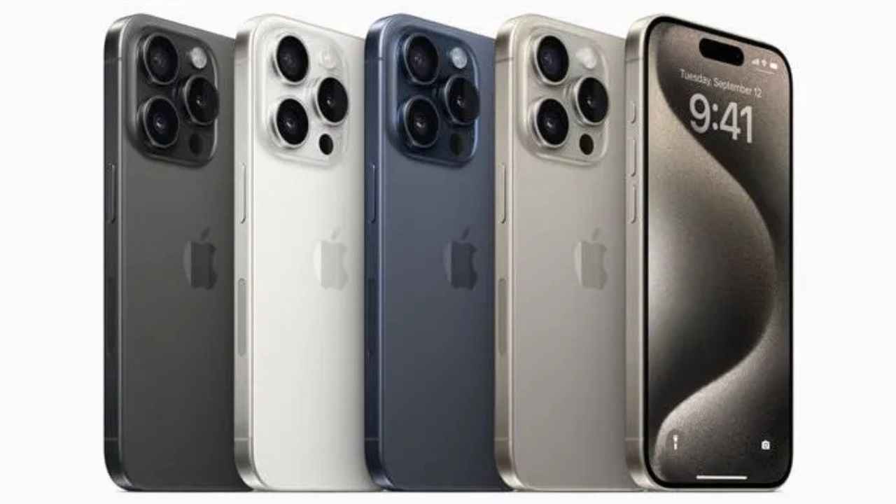 The iPhone 15 Pro colors